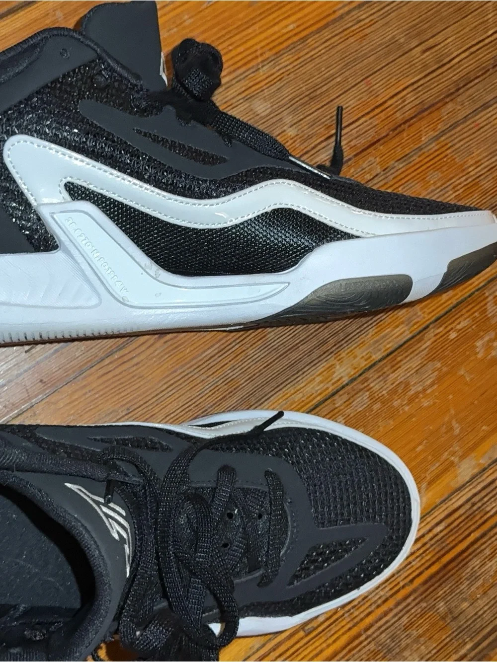 Black and White Athletic Jayson Tatum Sneakers